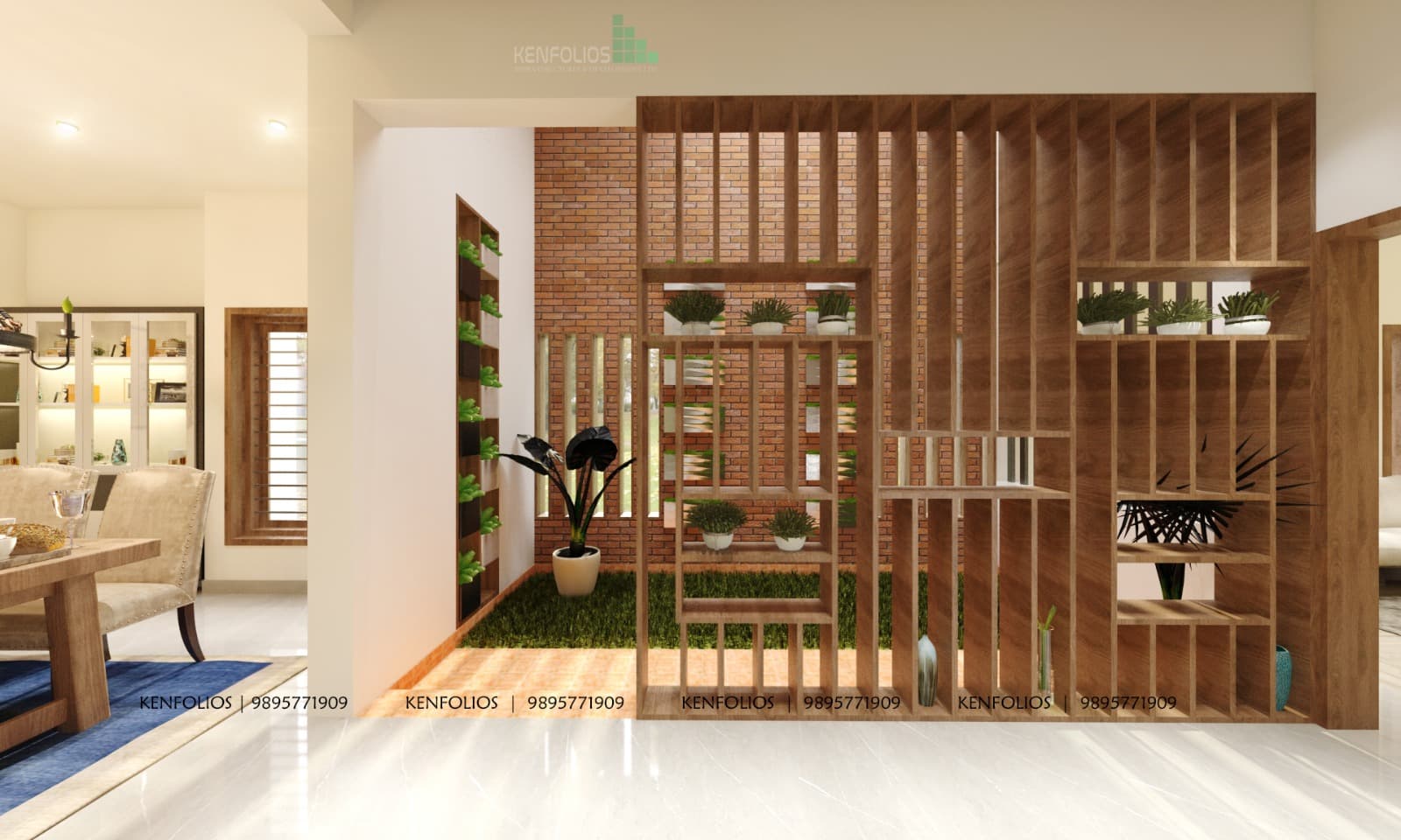 Courtyard Interior by Kenfolios